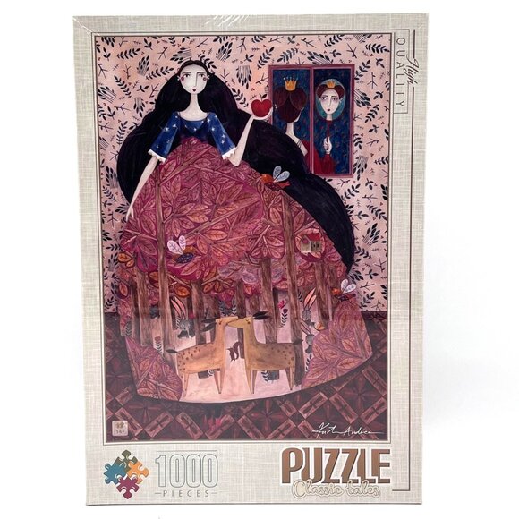 Snow White Andrea Classic Fairy Tales 1000-Piece Jigsaw Puzzle By D-Toys NEW - Picture 1 of 13